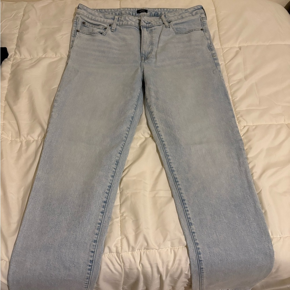 Express Light Blue Bootcut Jeans